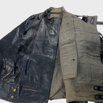 () Leather Jacket Black Size L