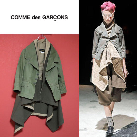 Comme des Garcons 09AW Wonderland Reconstructed Coat Size S
