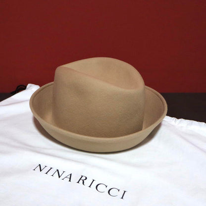 Nina Ricci Beige Wool Hat Size FREE