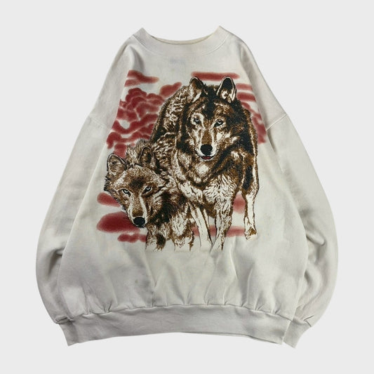 FREEZE 90s Sweatshirt White Size XL