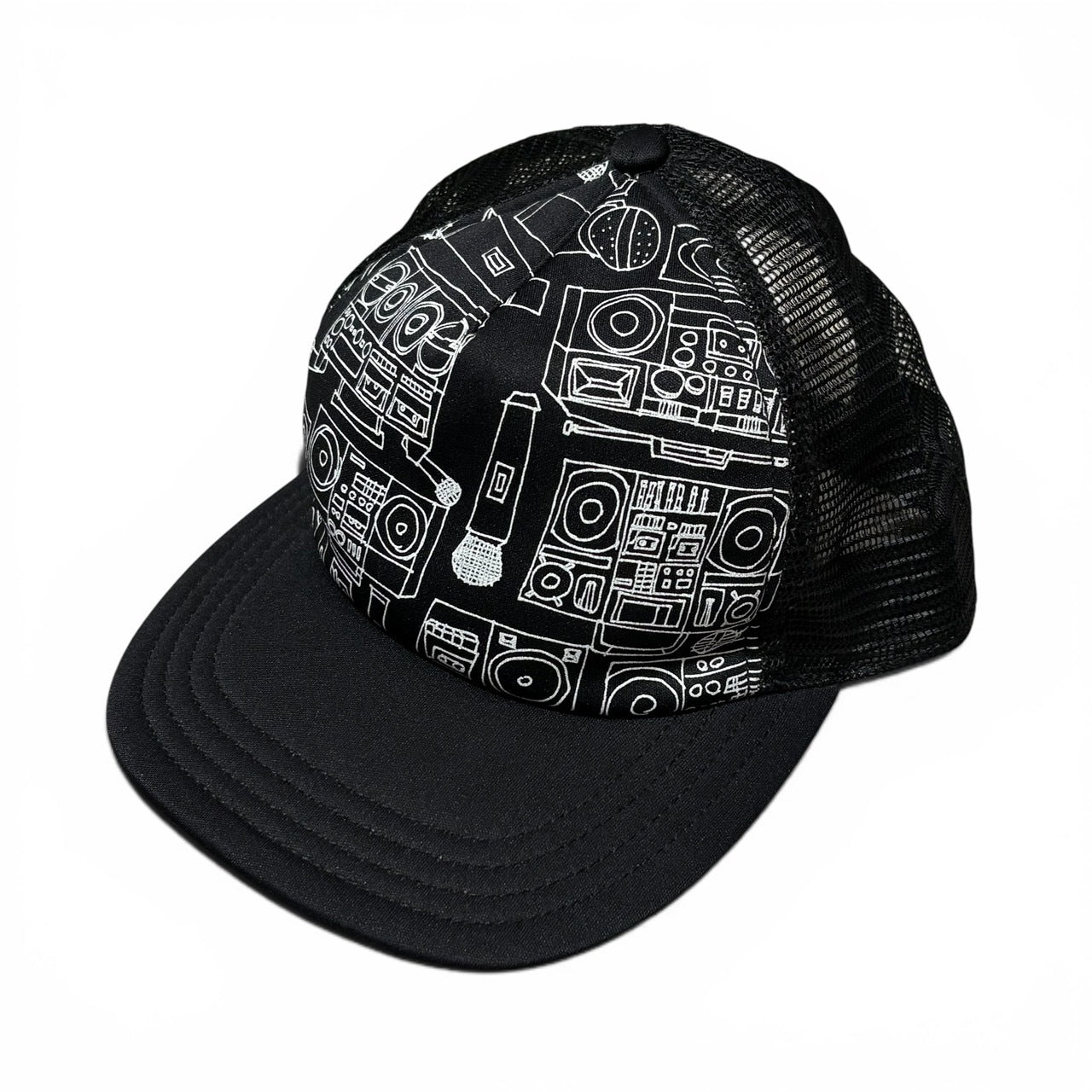 Vintage Stussy Trucker Cap Black Size ONE SIZE
