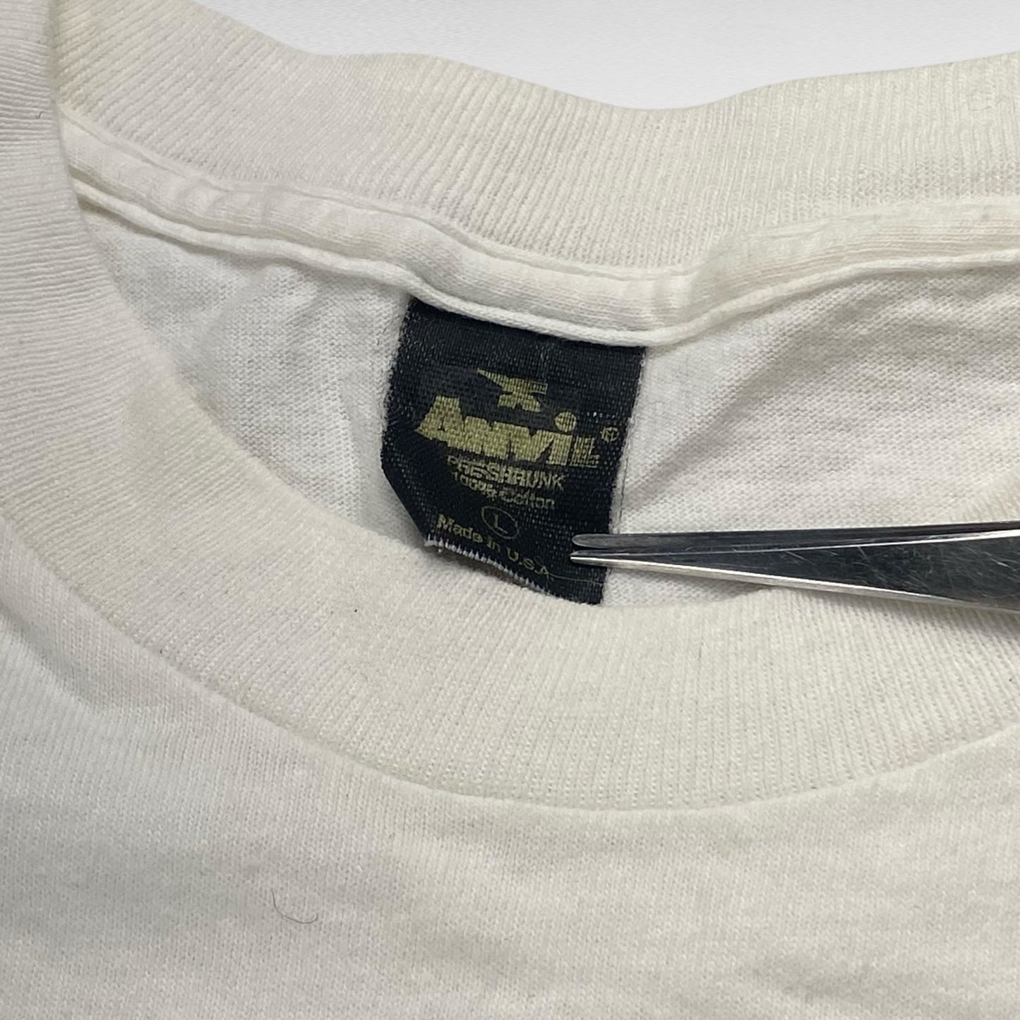Anvil 80s Short Sleeve T-Shirt White Size L