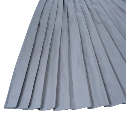 COMME des GARCONS 1980s Pleats Skirt Gray Cotton Size 64