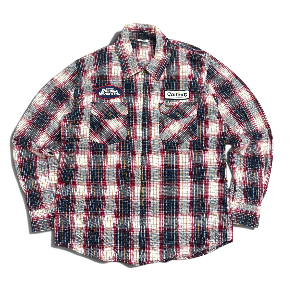 Carhartt Long Sleeve Zip Shirt Jacket Size L