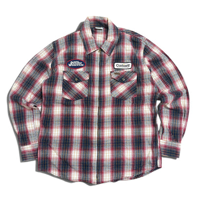 Carhartt Long Sleeve Zip Shirt Jacket Size L