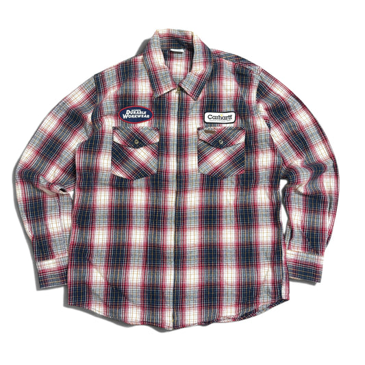 Carhartt Long Sleeve Zip Shirt Jacket Size L