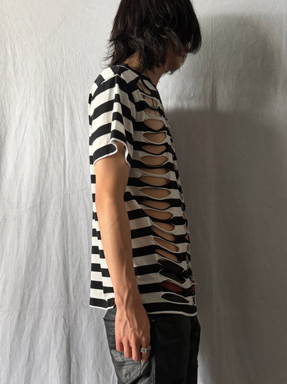 HELL CAT PUNKS Damaged Border Tee Size FREE