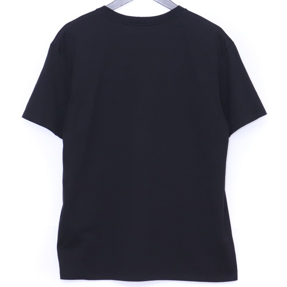 CELINE 38AW Small Logo Print Loose T-Shirt Black Size XS