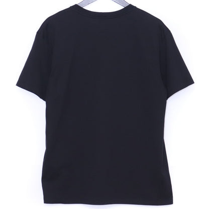 CELINE 38AW Small Logo Print Loose T-Shirt Black Size XS