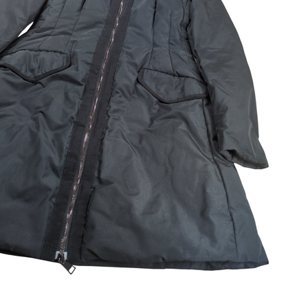 Moncler SAISSAC GIUBBOTTO Black Hooded Down Coat Size 00