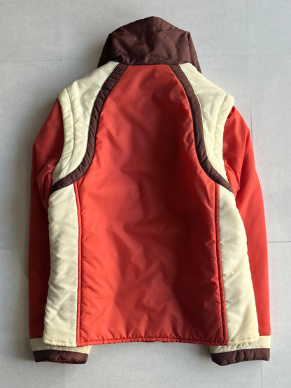 JCPenney Vintage Gimmick Zip Nylon Jacket Multi Size L