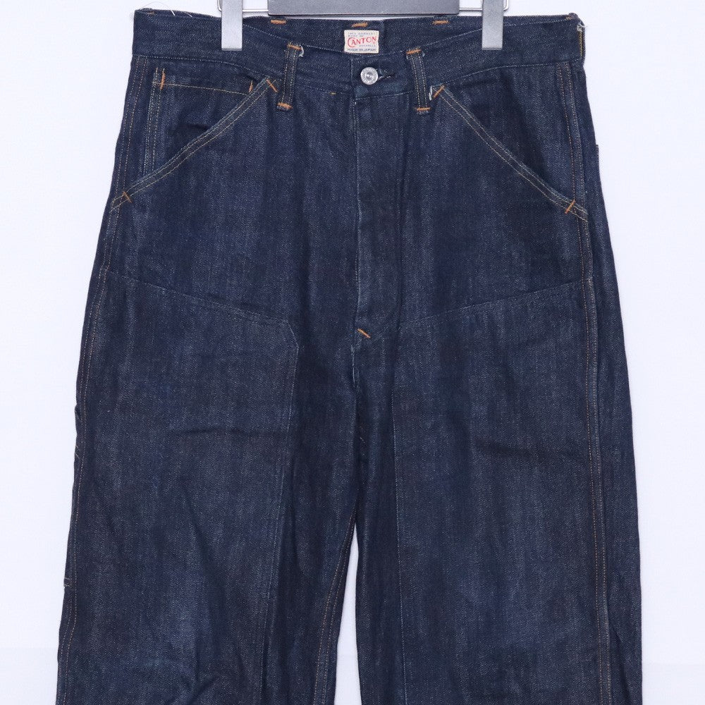 CANTON OVERALLS Basic Work Denim Indigo Jeans Size 32