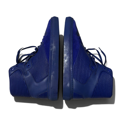 Balenciaga Panelled Leather High Blue Size 41