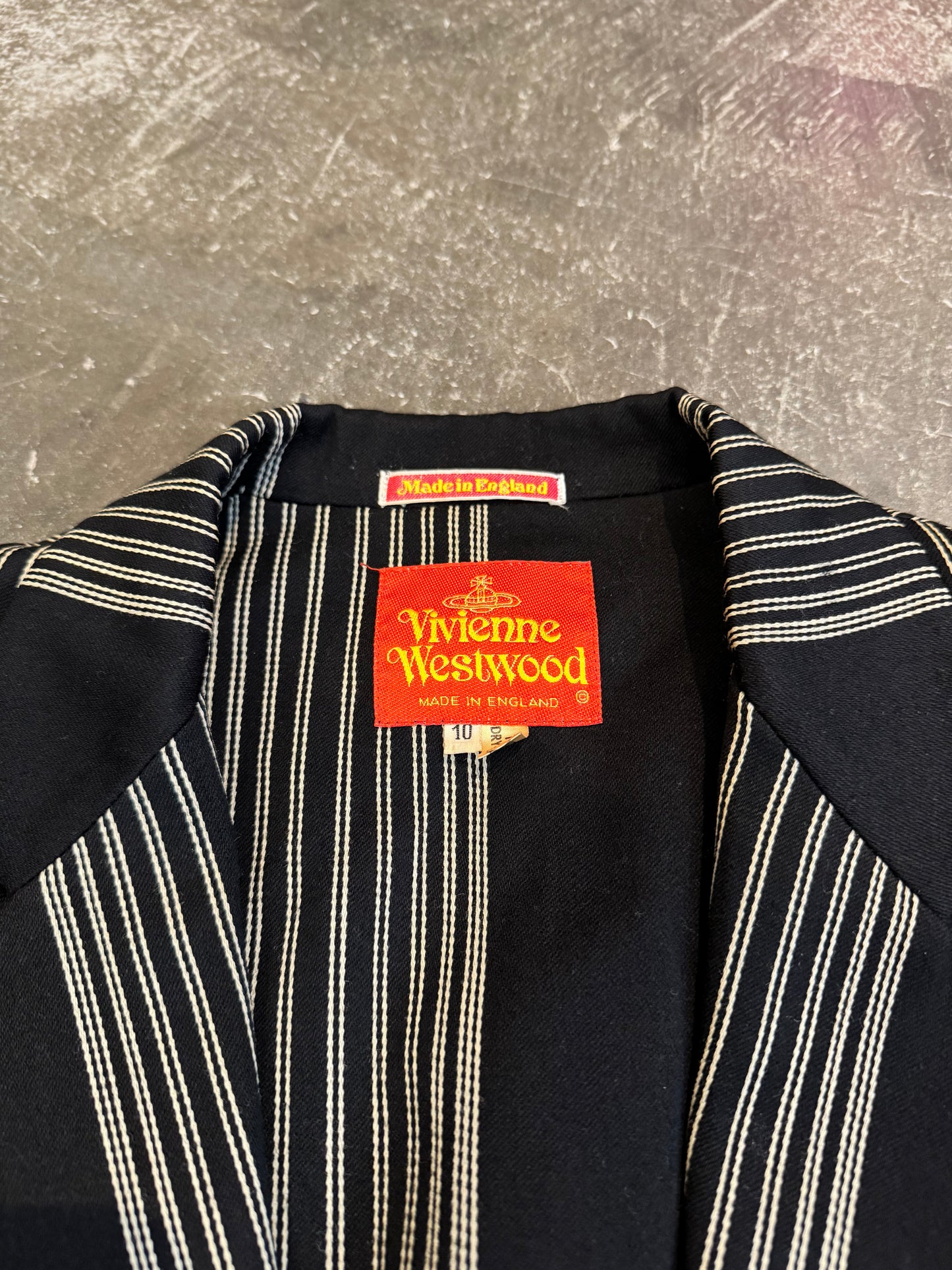 Vivienne Westwood Black Wool Long Sleeve Shirt Size 10