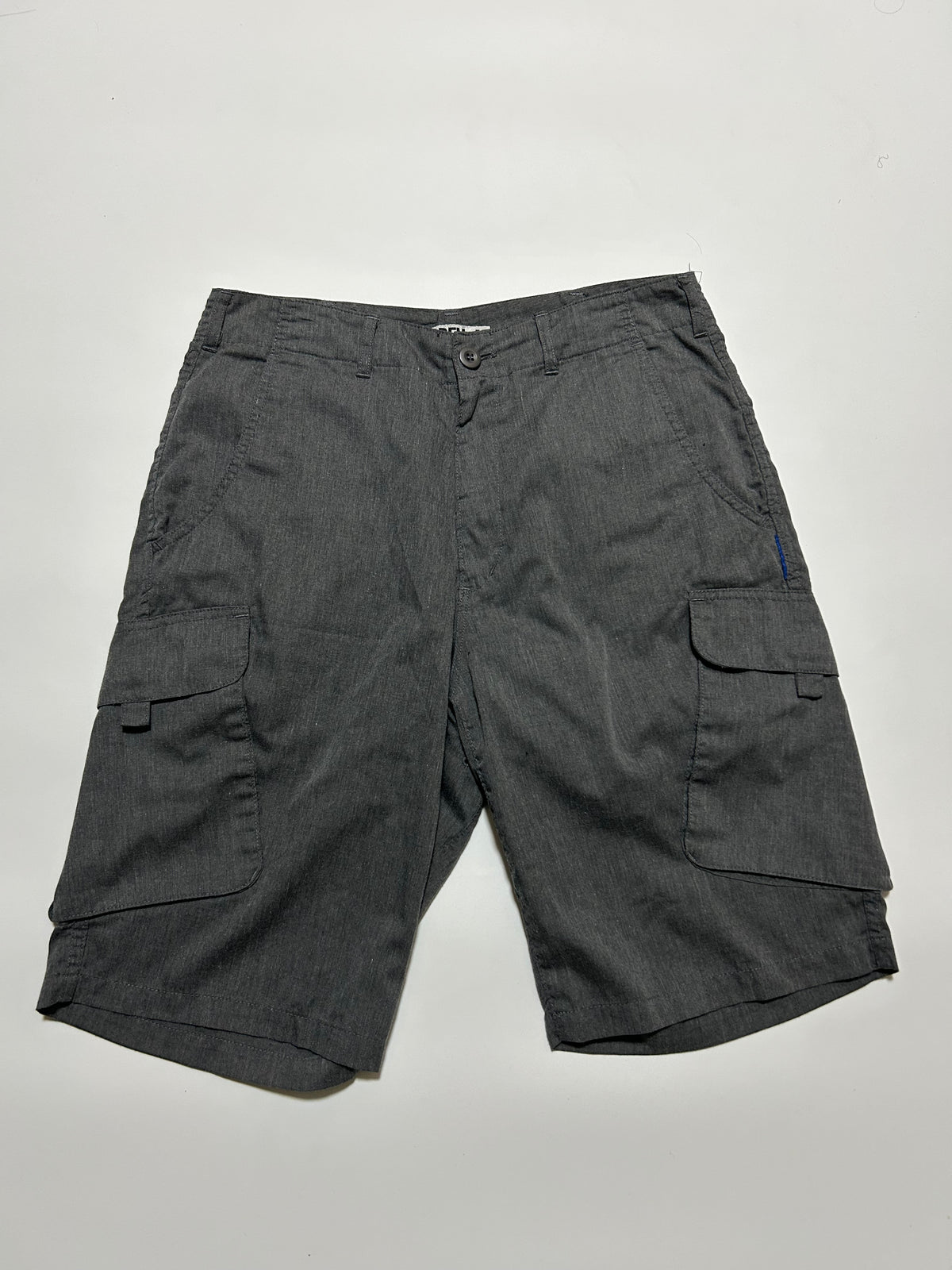 GOODENOUGH 2000s Poly Cotton Cargo Shorts Gray Size M