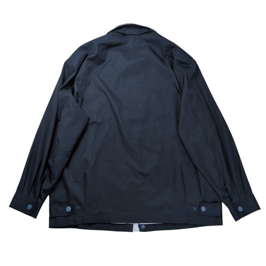 Yves Saint Laurent YSL Logo Zip Up Blouson Black Size 105