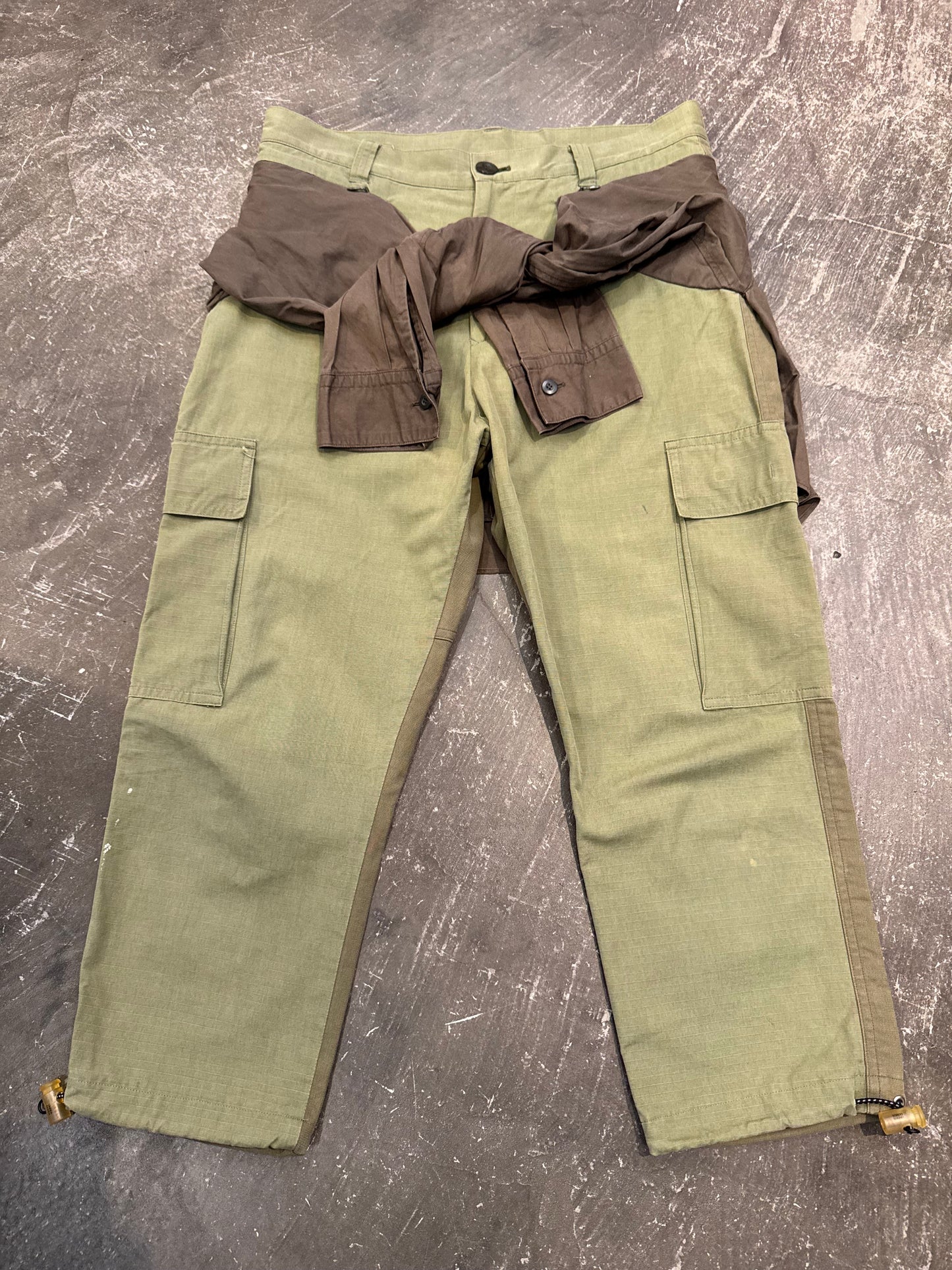 undercover 01SS Khaki Cotton Pants Size M