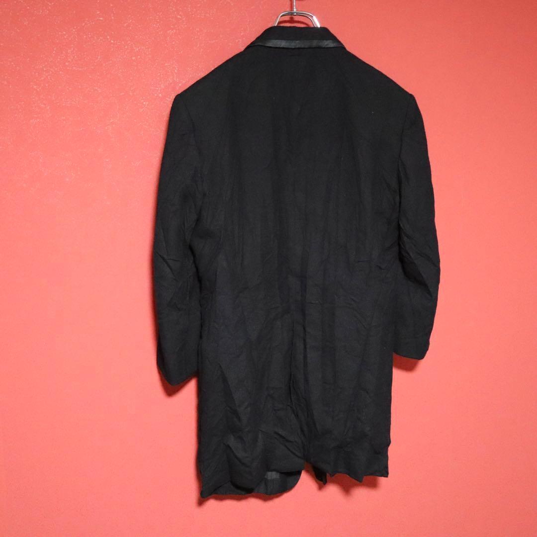 Yohji Yamamoto Black Silk Paneled Crinkled Tailored Size 3
