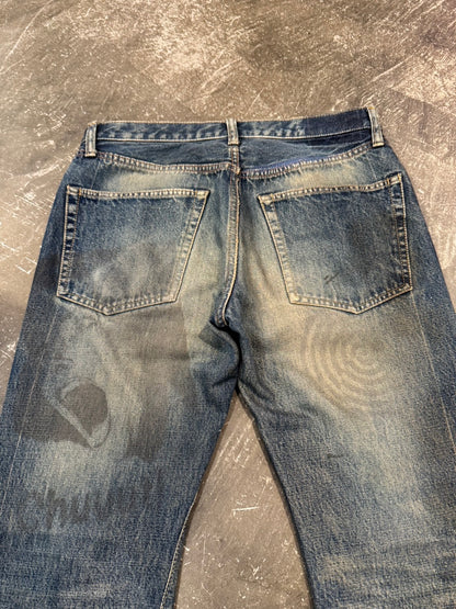 undercover 06SS Indigo Cotton Pants Size 2
