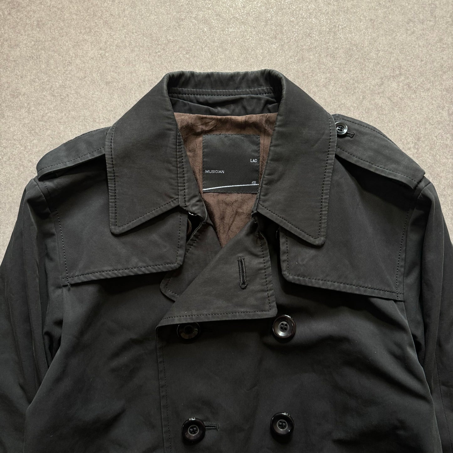 Lad Musician Black Long Sleeve Shirt Size S