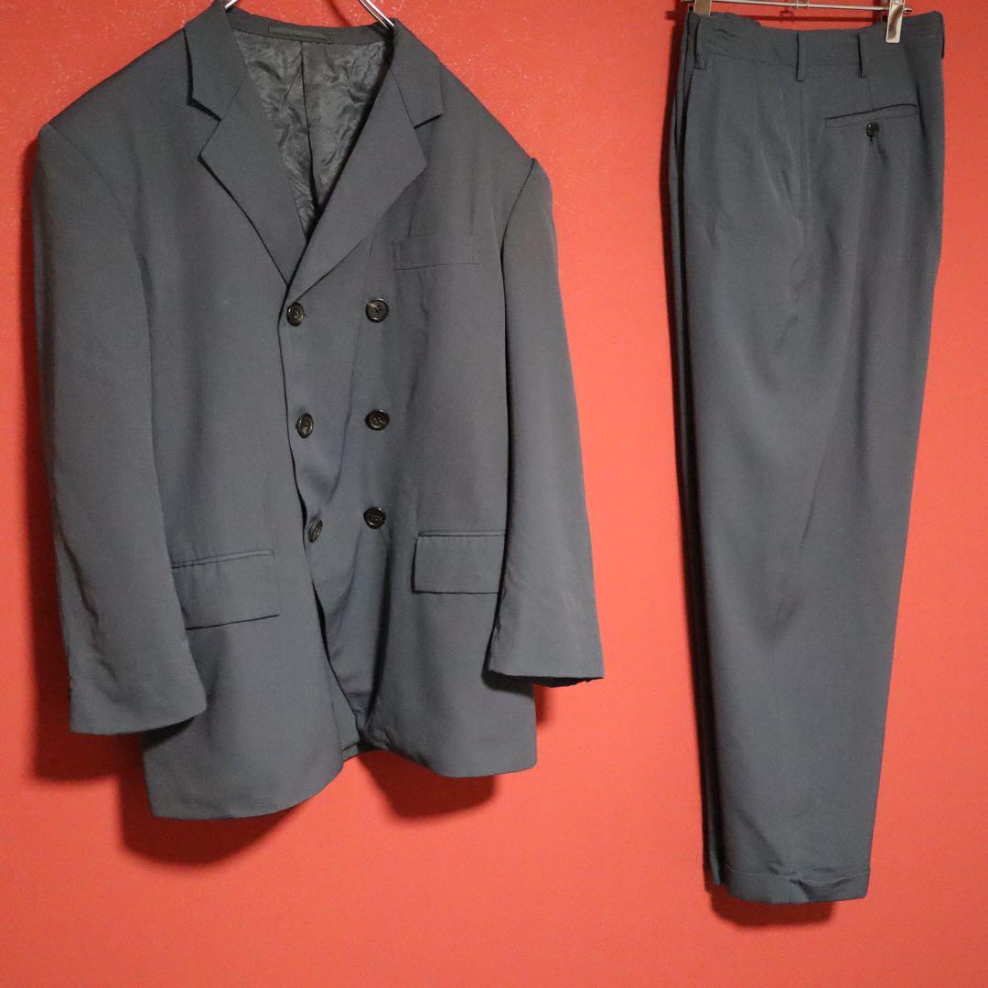 Yohji Yamamoto Double-breasted Wool Diagonal Hem Size M