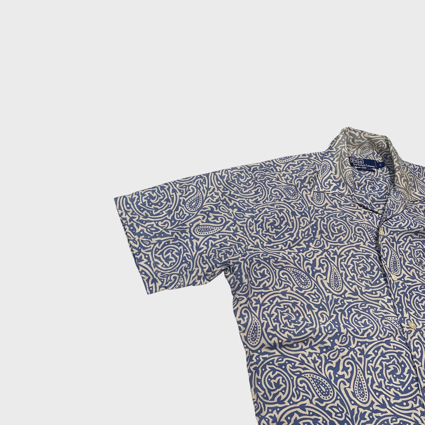 Polo by Ralph Lauren 90s Patterned Silk Shirt Size S
