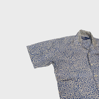Polo by Ralph Lauren 90s Patterned Silk Shirt Size S