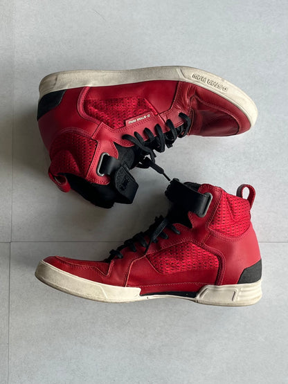 G-Star RAW Red High Cut Sneakers Size 27