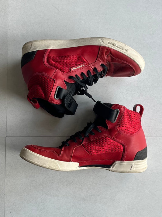 G-Star RAW Red High Cut Sneakers Size 27