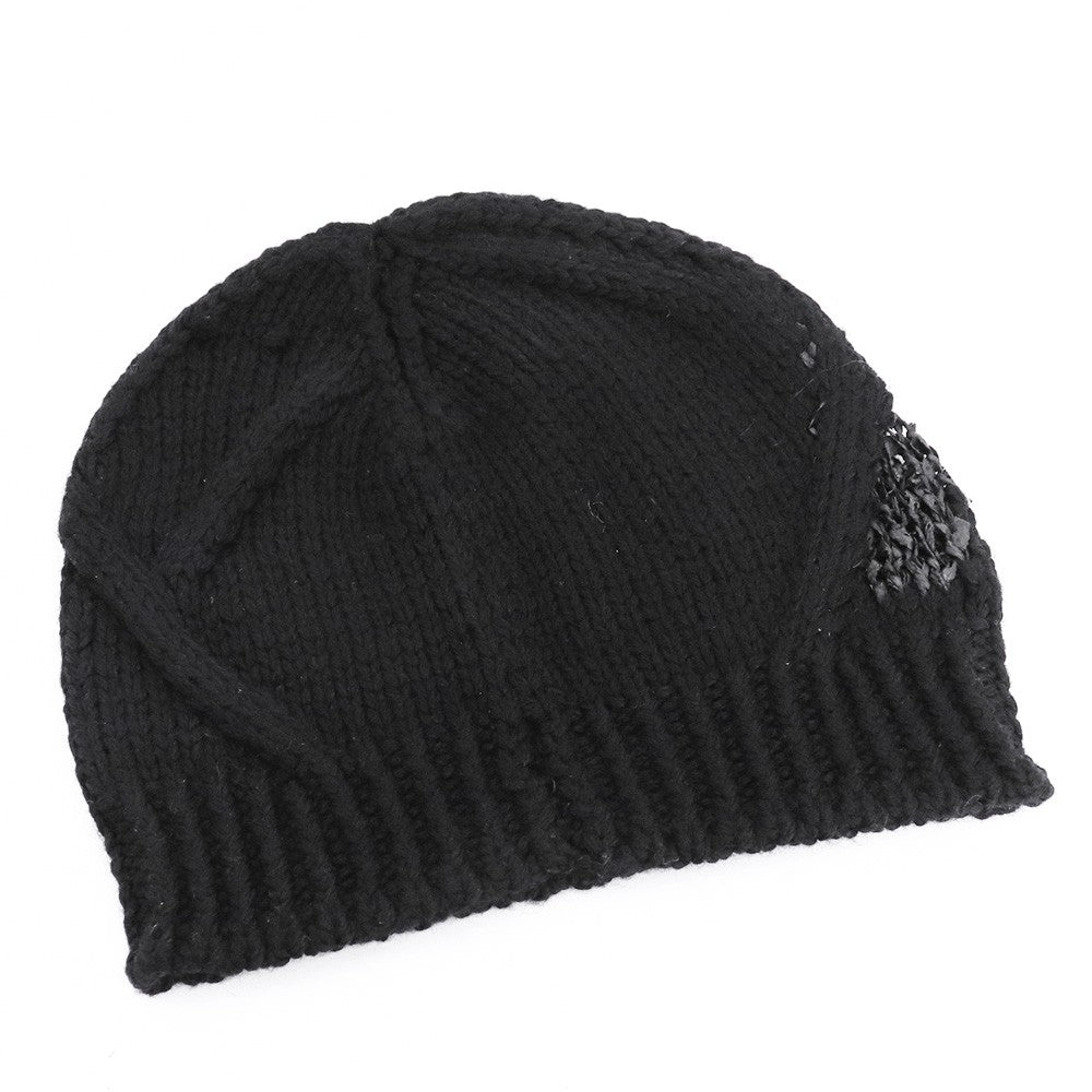 INCARNATION Wool Beanie Black Size F