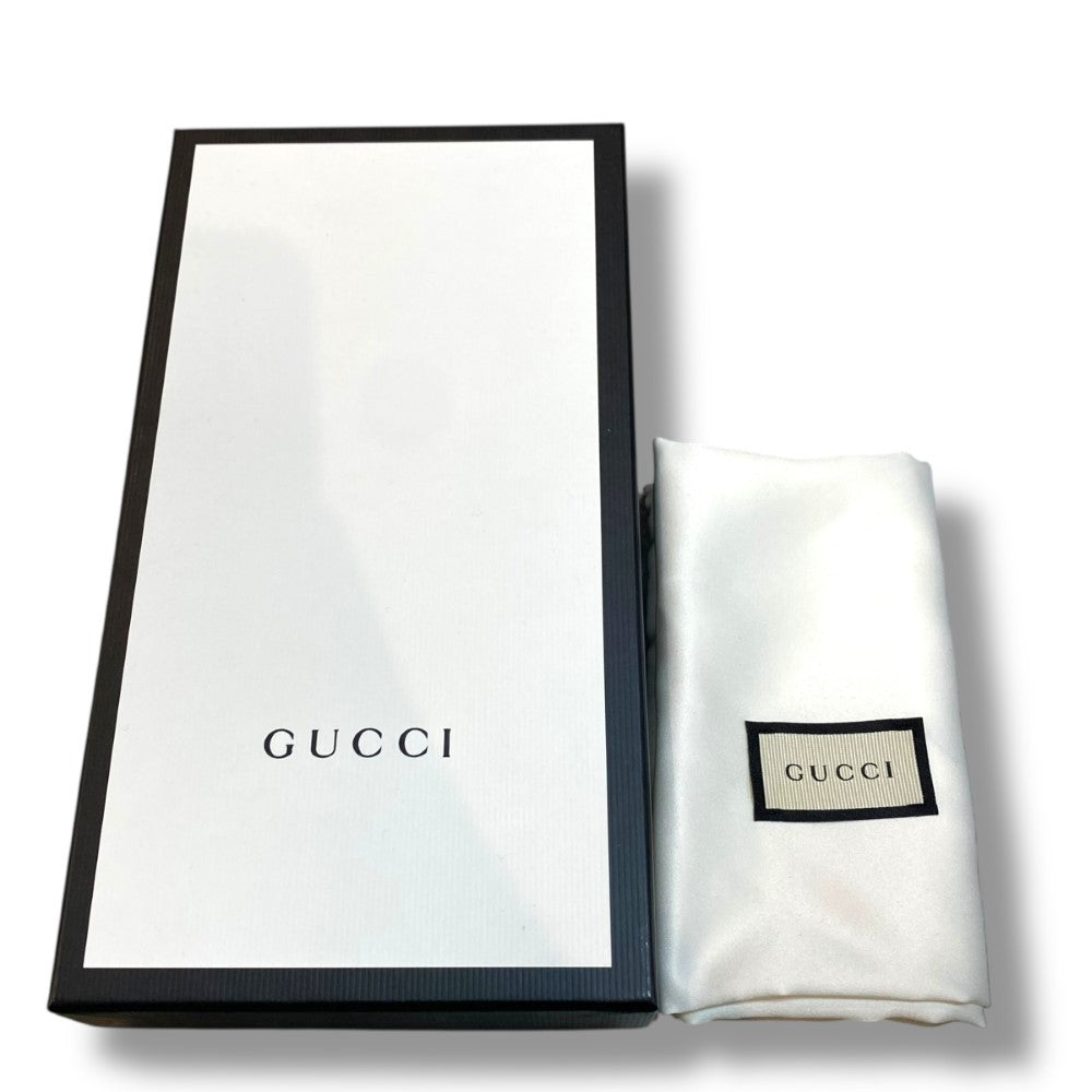 GUCCI GG Marmont Zip Around Wallet Black Size F