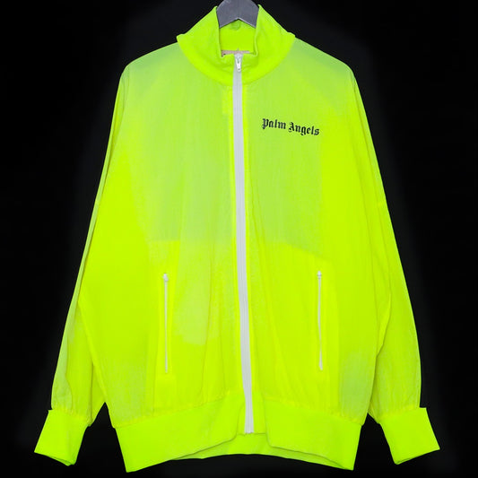 PALM ANGELS Loose Fit Armline Track Jacket Yellow Size M