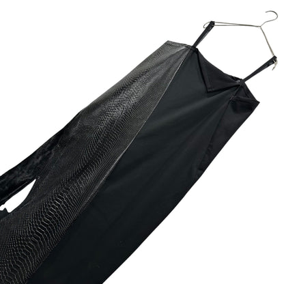 JUNYA WATANABE 25AW Croc Eco-Leather Jumpsuit Black Size XS