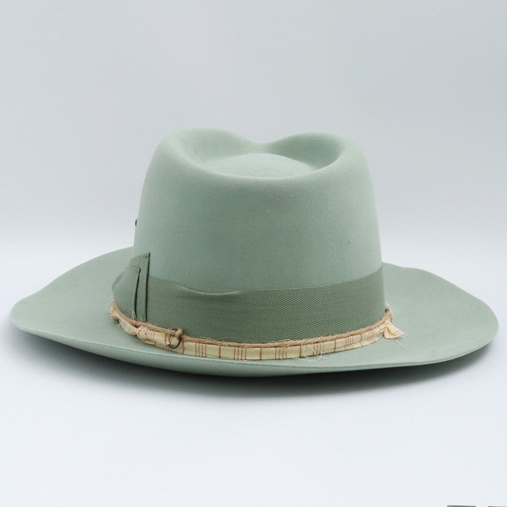 NICK FOUQUET Double Eleven Hat Green Size 7 1/8