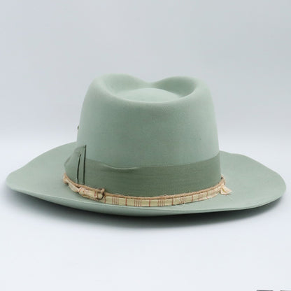 NICK FOUQUET Double Eleven Hat Green Size 7 1/8