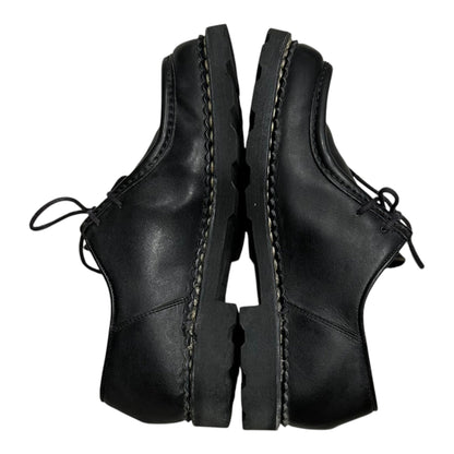 Paraboot Michael Mocassin Leather Boots Black Size 39