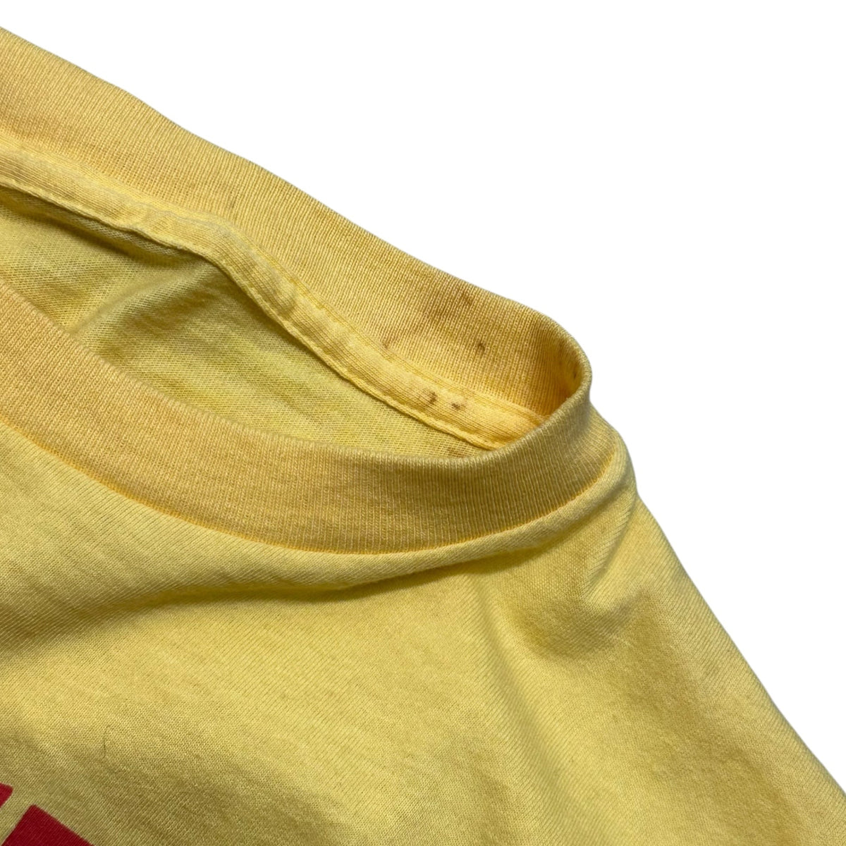 NIKE 80's 4-tier Logo Print T-Shirt Yellow/Red