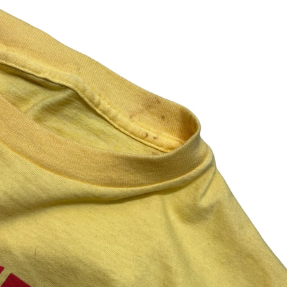 NIKE 80's 4-tier Logo Print T-Shirt Yellow/Red