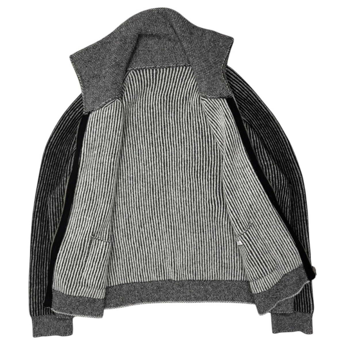 Name. 25AW Reversible Wool Drivers Knit Black/Gray Size 2