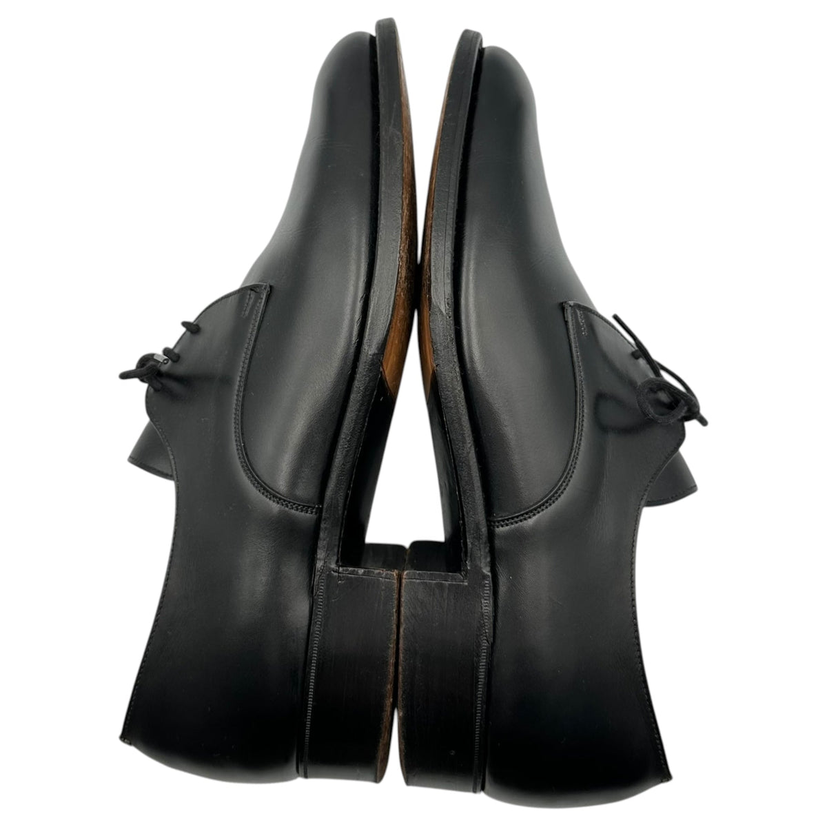 Tricker's 70s Vintage Plain Toe Shoes Black Size 7 1/2