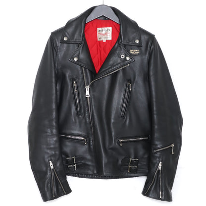 LEWIS LEATHERS Lightning Tight Fit Cow Jacket Black Size 34