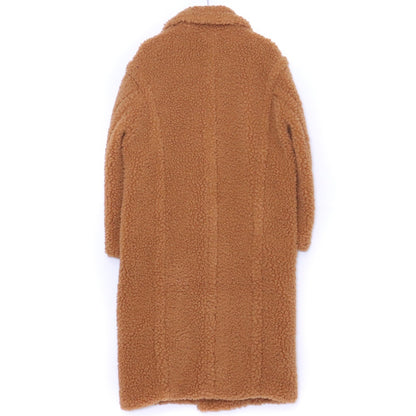 UGG Gertrude Long Teddy Coat Brown Size M