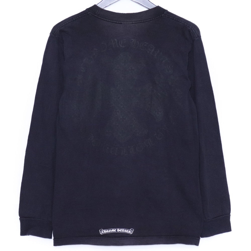 CHROME HEARTS OLD CH Plus Back Print T-Shirt Black Size S