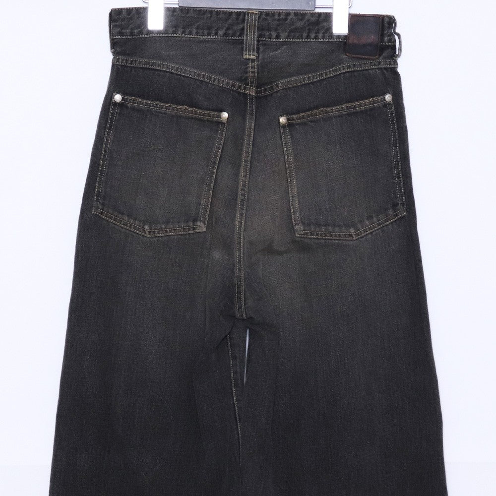 DAISUKE TANABE 25AW Coffee Black Wide Jeans Black Size 30