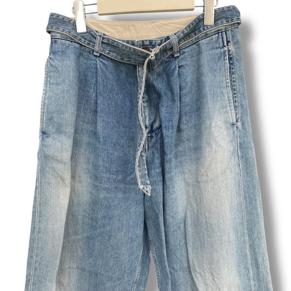 Graphpaper 24AW Salvage Denim Belted Jeans Size 1