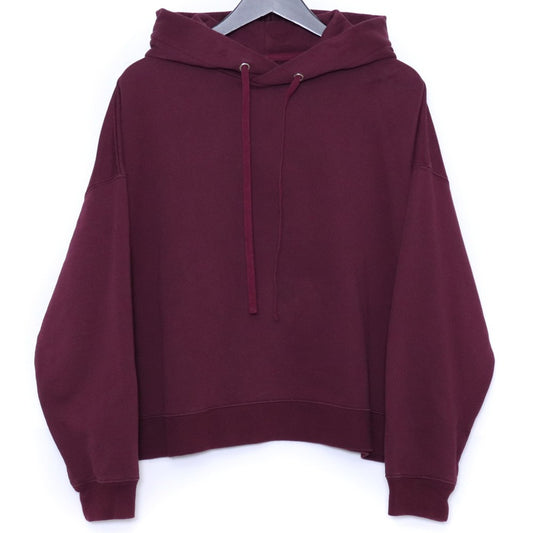 MAISON MARGIELA AIDS Foodie Sweat Hoodie Burgundy Size XS
