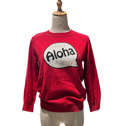 tricot COMME des GARCONS 15AW "ALOHA" Neck Sweater Size FREE