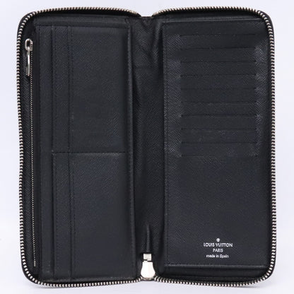 LOUIS VUITTON Monogram Eclipse Zippy Wallet Black Size F