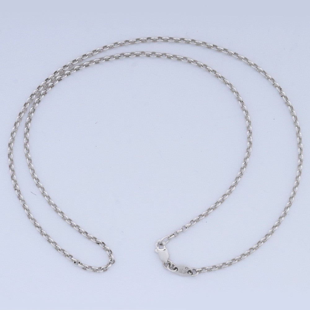 CHROME HEARTS NECK CHAIN Silver Roll Chain Necklace