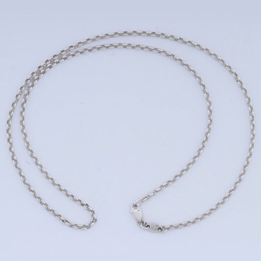 CHROME HEARTS NECK CHAIN Silver Roll Chain Necklace
